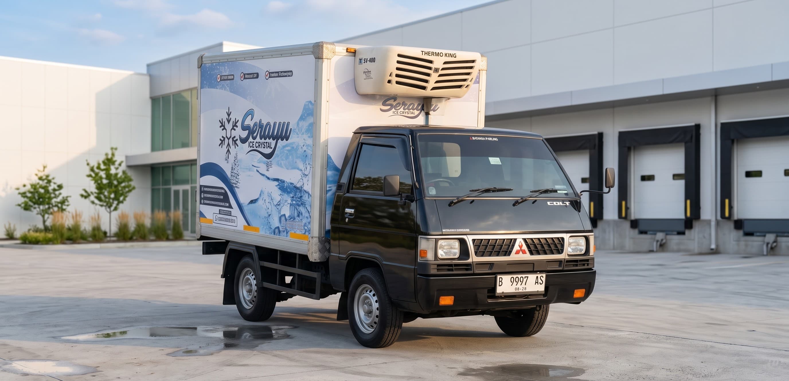 Armada pengiriman Serayu Ice Crystal